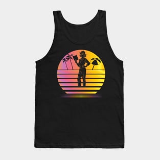 Welcome To Synthwave - Board Game Inspired Graphic - Tabletop Gaming  - BGG Tank Top